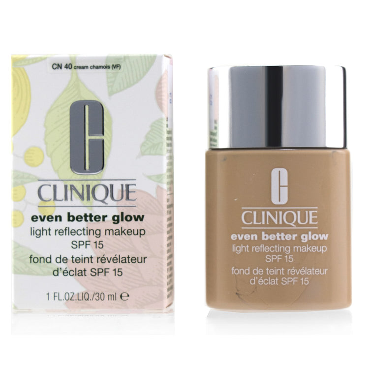Clinique/クリニーク+イーブン ベター グロー ライト リフレクティング メークアップ SPF 15+30ml/1oz+# CN 40 Cream Chamois ブランドコスメ