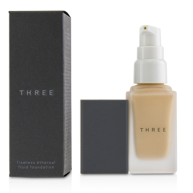 THREE/スリー THREE+Flawless Ethereal Fluid Foundation SPF36 - # 204 +30ml/1oz+# 102 ブランドコスメ