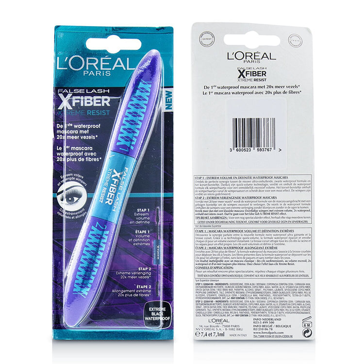 フォールスラッシュXファイバーエクストリームレジストウォータープルーフマスカラ