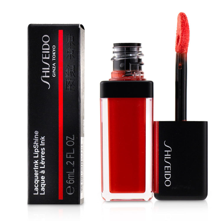 Shiseido/資生堂+ラッカーインク リップシャイン+6ml/0.2oz+# 305 Red Flicker (Tangerine) ブランドコスメ