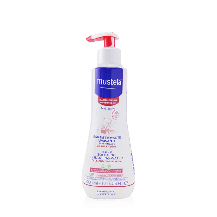Mustela/ムステラ+No Rinse Soothing Cleansing Water (Face & Diaper Area) - For Very Sensitive Skin +300ml/10.14oz ブランドコスメ