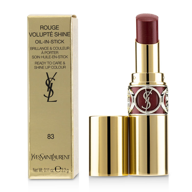 Yves Saint Laurent/イヴ・サンローラン+ルージュ ヴォリュプテ シャイン+3.2g/0.11oz+# 83 Rouge Cape ブランドコスメ