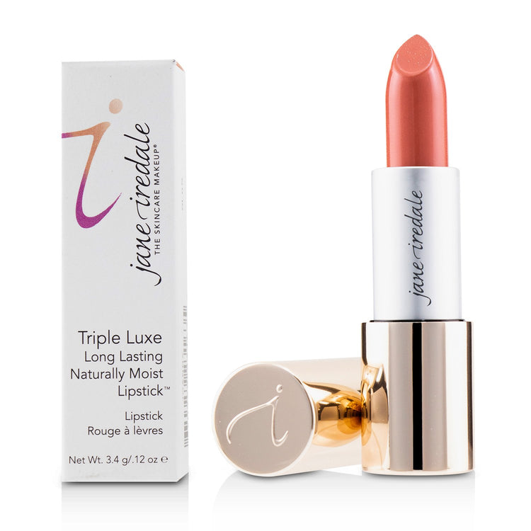 Jane Iredale/ジェーンアイルデール+トリプル ラックス ロングラスティングナチュラリー モイスト リップスティック+3.4g/0.12oz+# Jackie (Peachy Pink) ブランドコスメ
