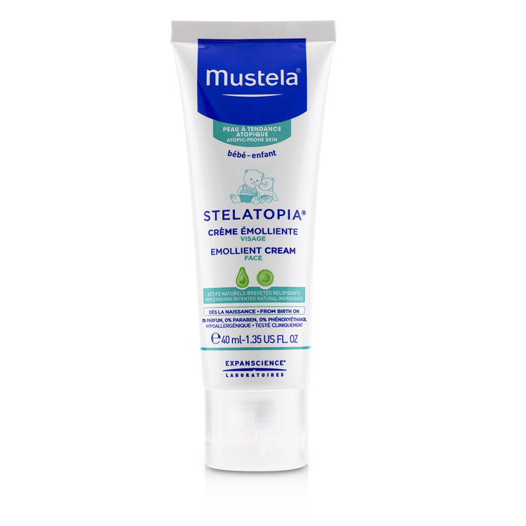 Mustela/ムステラ+Stelatopia Emollient Cream For Face - Anti-Redness Action +40ml/1.35oz ブランドコスメ