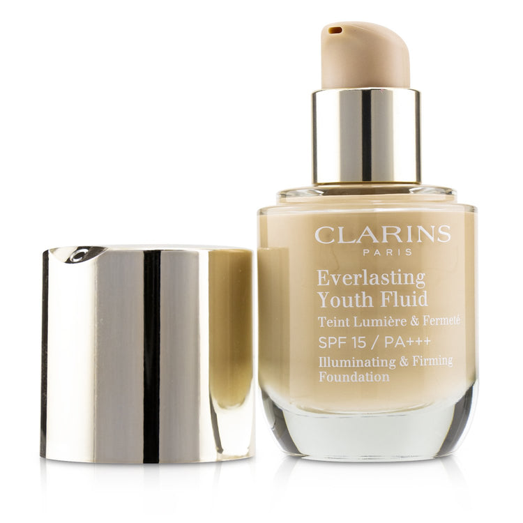 Clarins/クラランス+エヴァーラスティング ユース フルイド イルミネイティング & ファーミング ファンデーション SPF 15+30ml/1oz+# 108 Sand ブランドコスメ