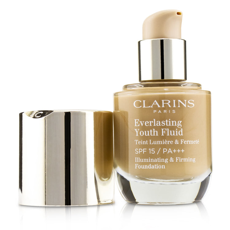 Clarins/クラランス+エヴァーラスティング ユース フルイド イルミネイティング & ファーミング ファンデーション SPF 15+30ml/1oz+# 113 Chestnut ブランドコスメ