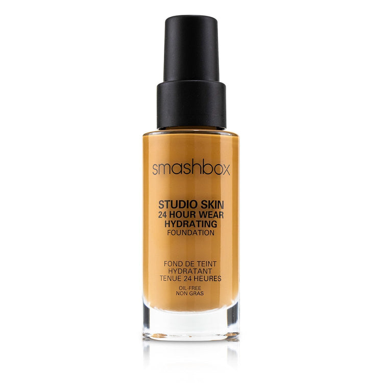 Smashbox/スマッシュボックス+スタジオスキン 24アワーウェア ハイドレーティングファンデーション+30ml/1oz+# 4.0 (ミディアムダーク ウォームピーチアンダートーン) ブランドコスメ