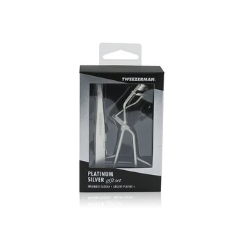 プラチナシルバー ギフトセット (スラントツイーザー & カール 60°ラッシュカーラー)