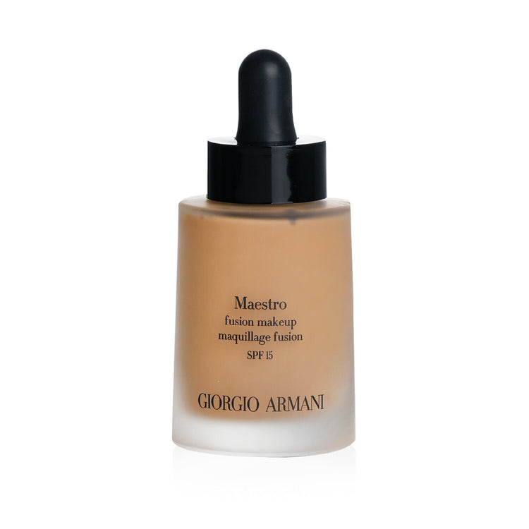 Giorgio Armani/ジョルジオ アルマーニ+マエストロ フュージョン メイク アップ ファンデーション SPF15 #4 (使用期限02/2021)+30ml/1oz+4 ブランドコスメ
