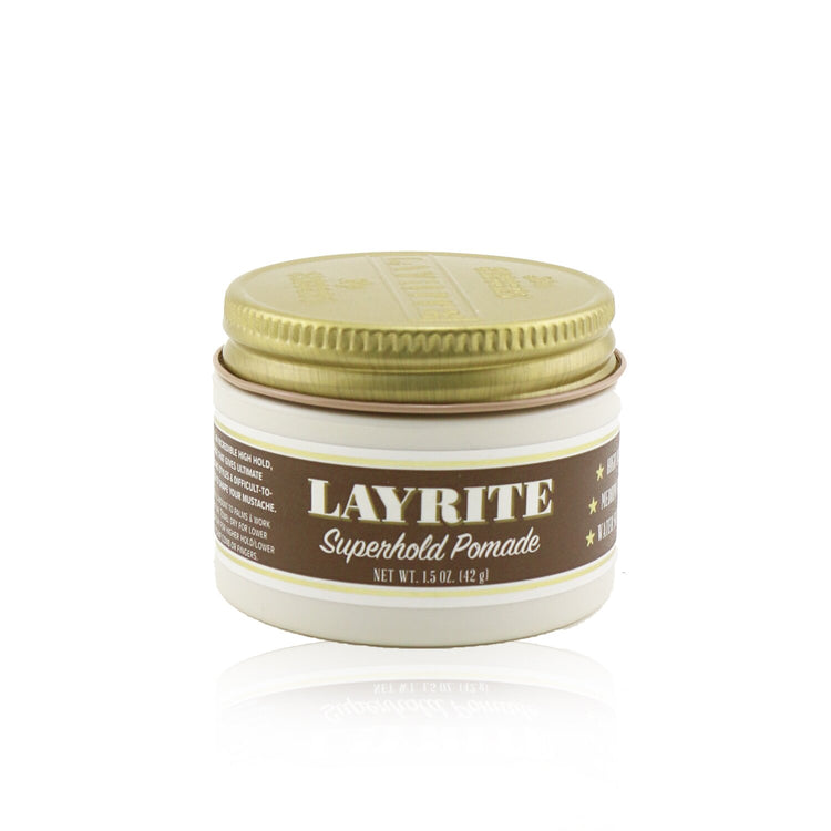 Layrite/レイライト+スーパーホールドポマード (ホールド強、ミディアムシャイン、水で洗い流せます)+42g/1.5oz ブランドコスメ