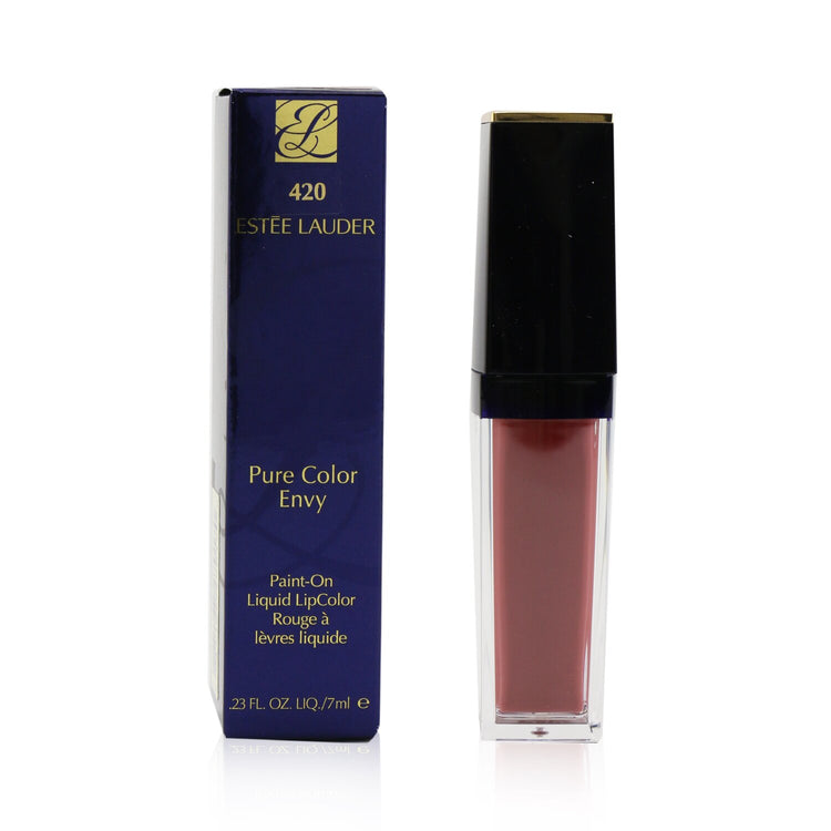 Estee Lauder/エスティ ローダー+ピュア カラー エンヴィ ペイント オン リキッド リップカラー+7ml/0.23oz+# 420 Rebellious Rose (マット) ブランドコスメ