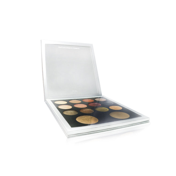 PUR (PurMinerals)/ピュア(ピュアミネラル)+クリエイター フェイスパレット (12x アイシャドウ , 1x ブロンザー, 1x ハイライター)+31.2g/1.08oz ブランドコスメ