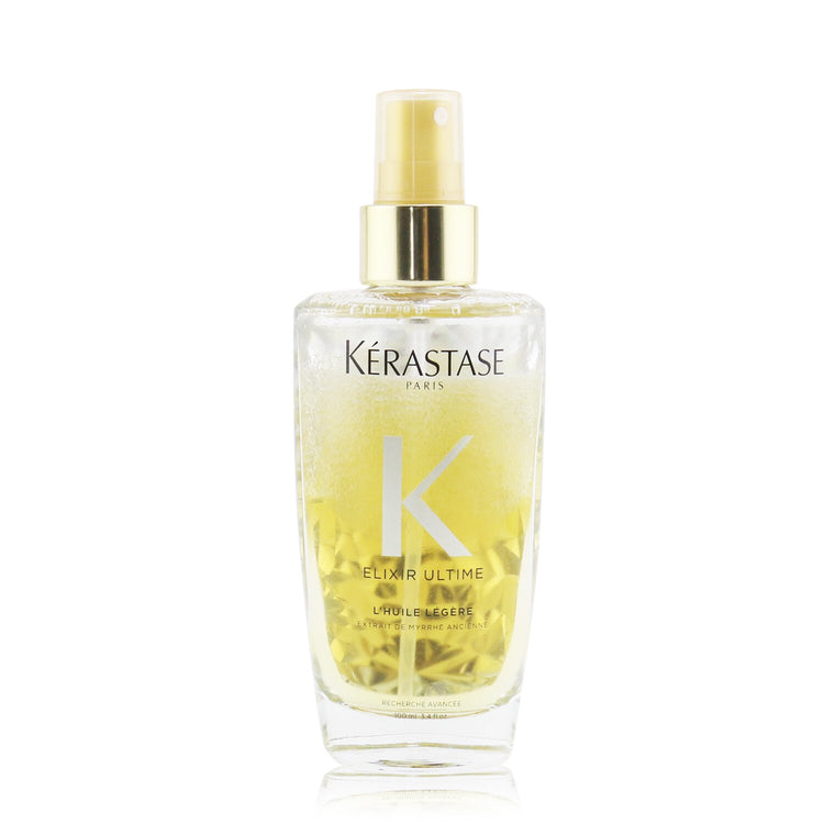 Kerastase/ケラスターゼ+ElixirUltimeL'HuileLégèreVoluptuous Beautifying Bi-Phaseオイルミスト-細い髪から普通の髪+100ml/3.4oz ブランドコスメ