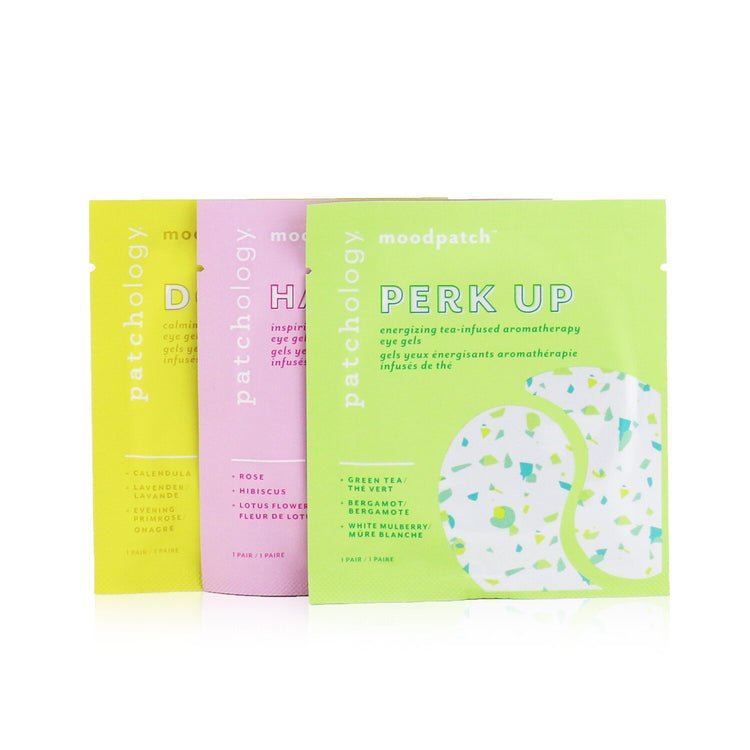 Moodpatch - Current Mood Tea-Infused Eye Gel Trio Set: (Perk Up, Happy Place, Down Time)