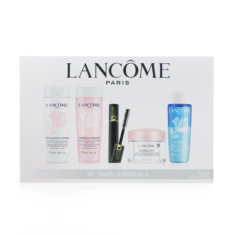 Lancome/ランコム+My Travel Essentials Set:Confort Galatee 50ml+Confort Tonique 50ml+Hypnose 2ml+Hydra Zen Cream 15ml+Bi+5pcs ブランドコスメ