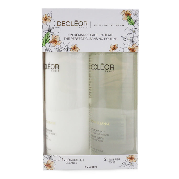 Aroma Cleanse Prep & Finish Cleansing Duo: Essential Cleansing Milk 400ml+ Essential Tonifying Lotion 400ml
