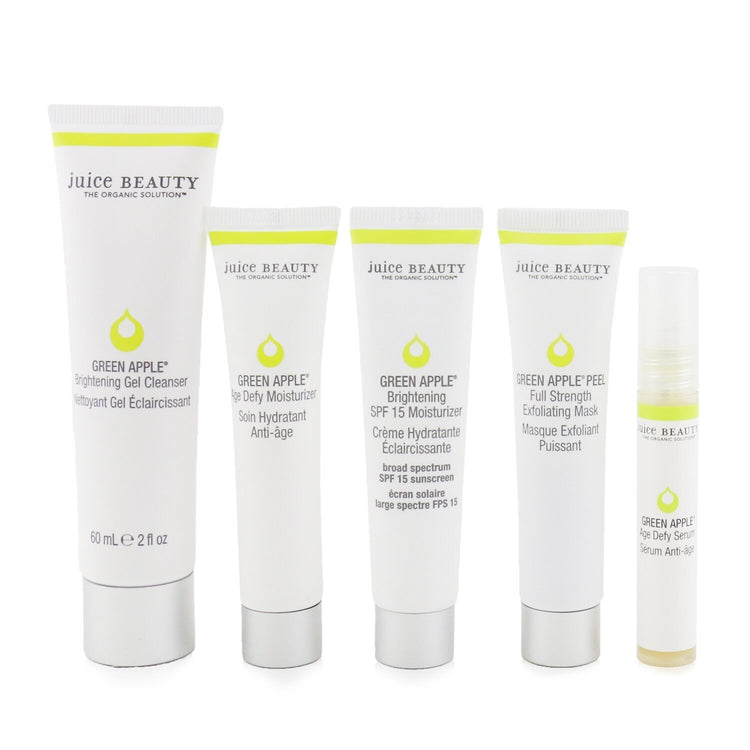 Brightening Solutions Set: 30 Day Discovery Kit For Brightening & Correcting Uneven Skin Tone: Cleanser + Serum + Peel + Brightening Moisturizer SPF 15 + Age Defy Moisturizer