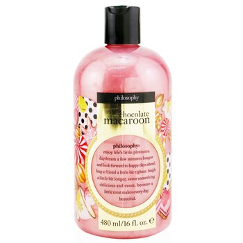Pink Chocolate Macaroon Shampoo Shower Gel & Bubble Bath