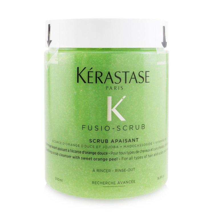 Kerastase/ケラスターゼ+Fusio-Scrub Scrub Apaisant 甘いオレンジ皮配合のスクラブクレンザーが髪をサラサラにする(頭皮が敏感な方を含め、すべての髪、頭皮タイプに)+500ml/16.9oz ブランドコスメ