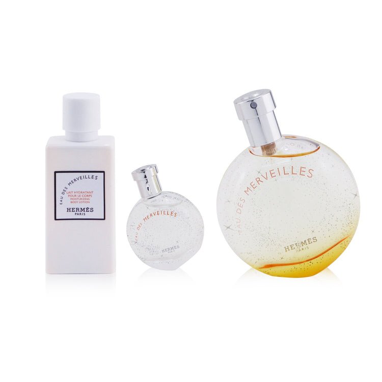 Eau Des Merveilles Coffret: Eau DeToilette Spray 50ml + Eau De Toilette 7.5ml + Body Lotion 40ml