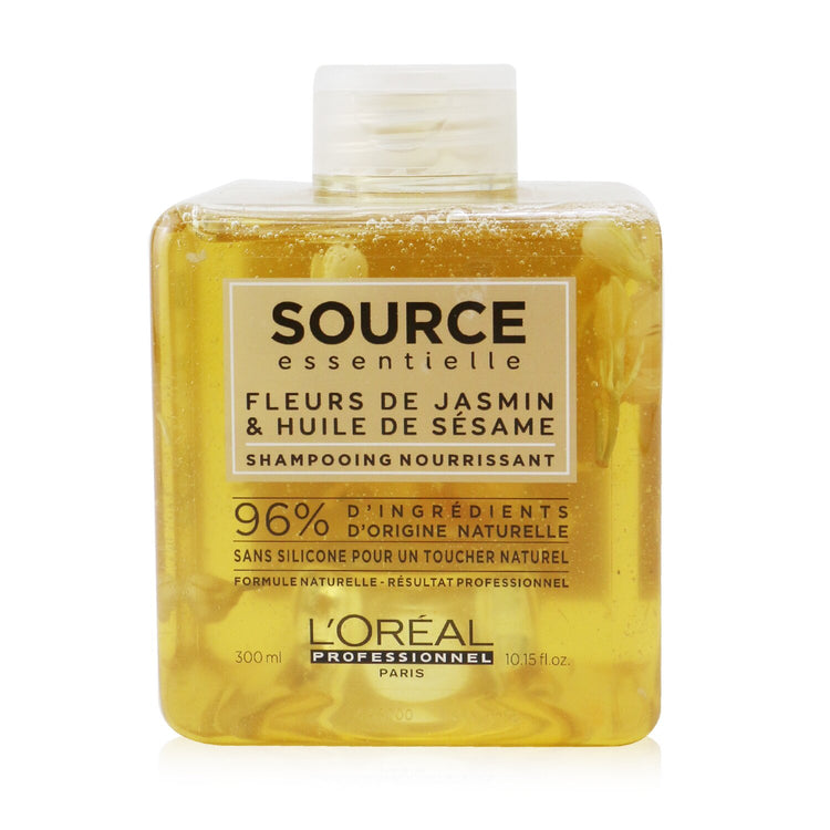 L'Oreal/ロレアル+Professionnel Source Essentialジャスミンフラワーとゴマ油栄養補給シャンプーです。+300ml/10.15oz ブランドコスメ