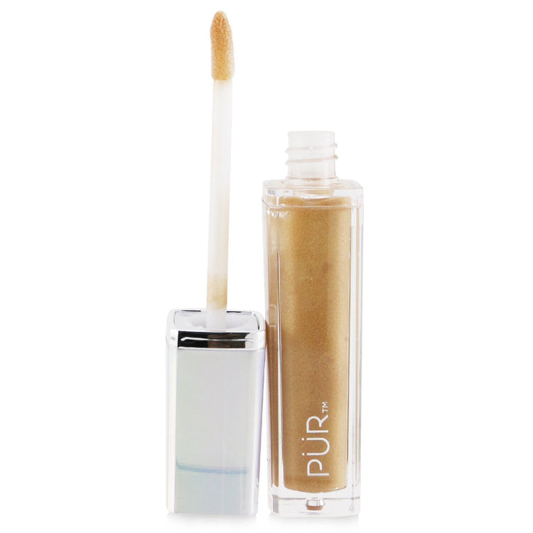 PUR (PurMinerals)/ピュア(ピュアミネラル)+アウトオブザブルーライトアップハイシャインリップグロス+8.5g/0.3oz+# Goals ブランドコスメ