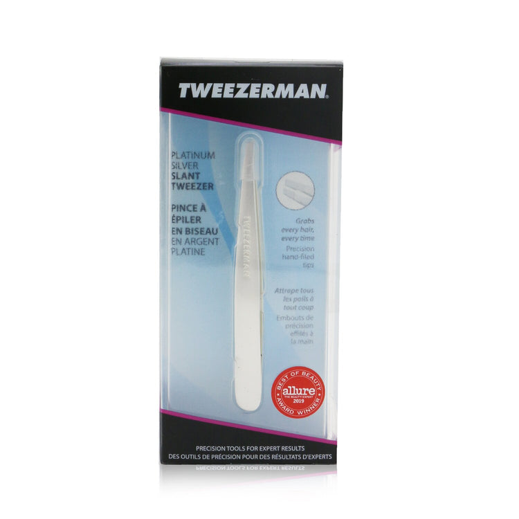 Tweezerman/ツィーザーマン+Slant Tweezer +Platinum Silver ブランドコスメ