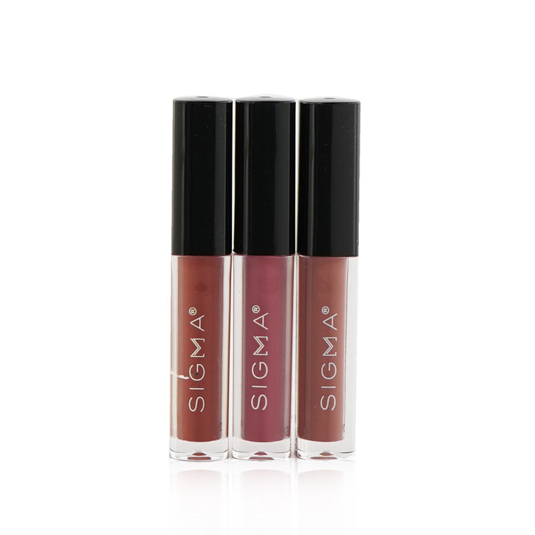 Sigma Beauty/シグマ ビューティ+Kismatte Lip Trio(3xミニマットリキッドリップスティック)+3x1.4g/0.05oz ブランドコスメ