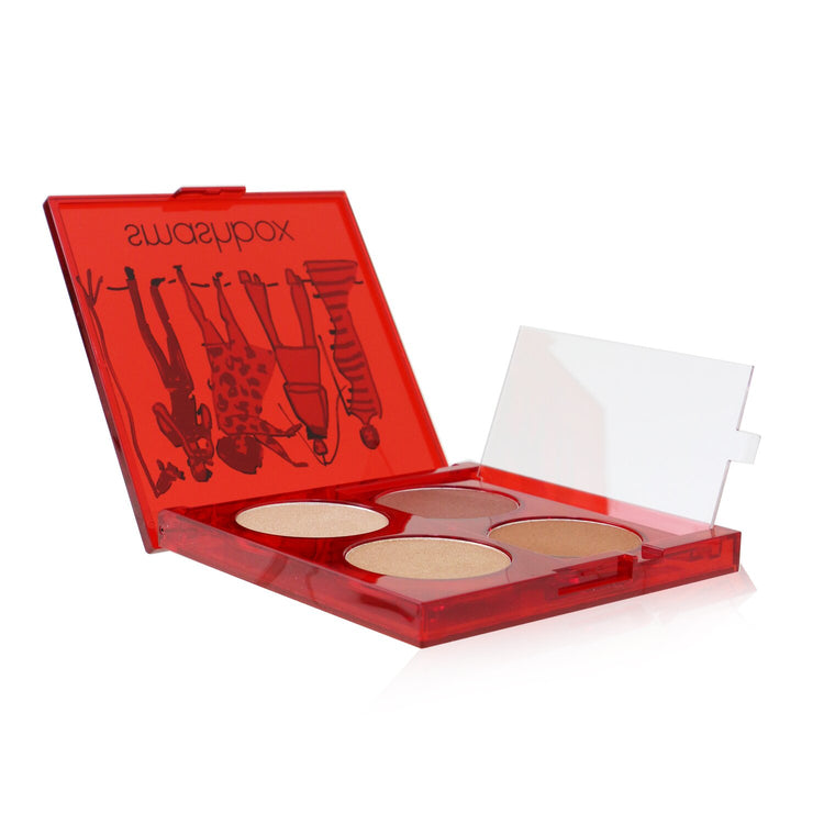 Smashbox/スマッシュボックス+ハローチークパレット(2xハイライター、2xブラッシュ)+4x1.25g/0.04oz ブランドコスメ