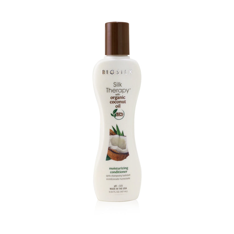 BioSilk/バイオシルク+Silk Therapy with Coconut Oil Moisturizing Conditioner +167ml/5.64oz ブランドコスメ