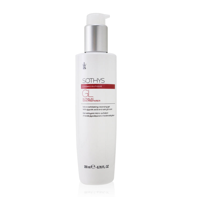 Cosmeceutique GL Glysalac Skin Preparer Micro-Exfoliating Cleansing Gel - With Glycolic Acid & Salicylic Acid