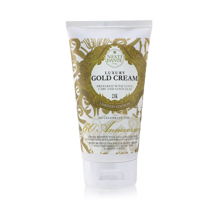 Luxury Gold Cream With Gold Leaf (Limited Edition) - Restorative 24H Face & Body Cream
