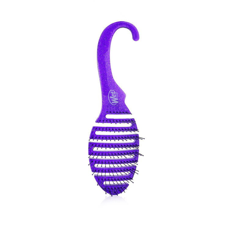 Wet Brush/ウェットブラシ+Shower Detangler - # Purple Glitter +1pc ブランドコスメ