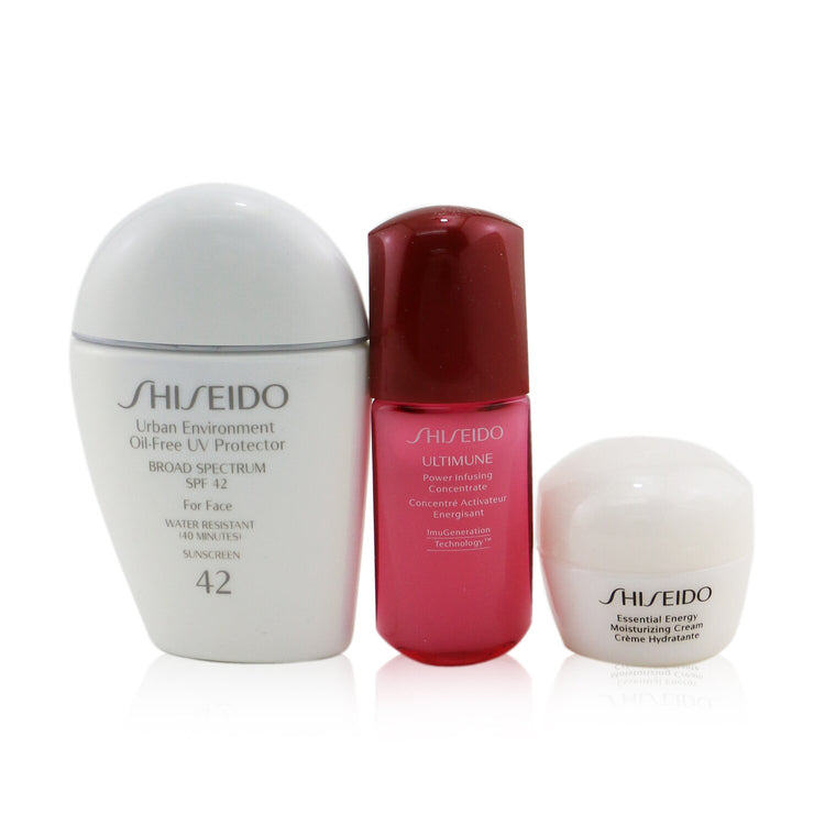 Ultimate Daily Sun Set: SPF 42 Sunscreen 30ml +Moisturizing Cream 10ml + Ultimune Power Infusing Concentrate 10ml
