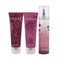 The Des Vignes Christmas Coffret: Fresh Fragrance Spray 50ml + Shower Gel 50ml + Body Lotion 50ml (Purple Line)