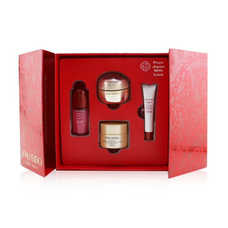Velvety Eye Delights Set: Benefiance Eye Cream 15ml + Ultimune Concentrate 10ml + Benefiance Day Cream SPF 23 30ml + Ultimune Eye Concentrate 5ml