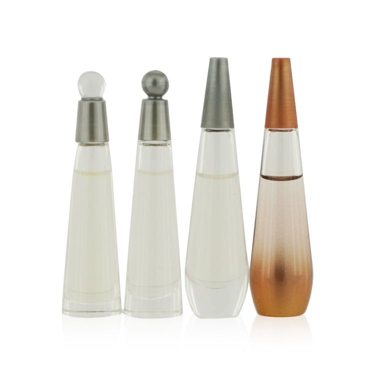 L'Eau d'Issey Mini Coffret: Eau De Toilette 3.5ml +Eau De Parfum 3.5ml +Pure Eau De Parfum 3.5ml +Pure Nectar De Parfum 3.5ml