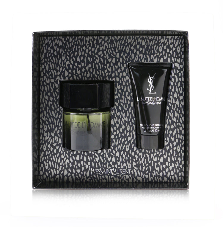 La Nuit De L'Homme Coffret: Eau De Toilette Spray 60ml/2oz + Shower Gel 50ml/1.6oz