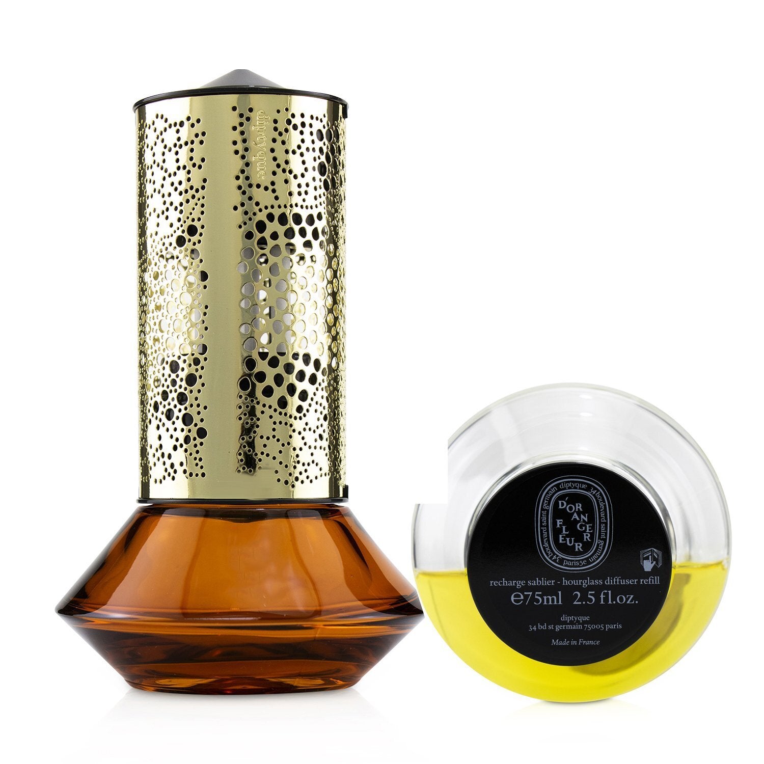 ディプティック/Diptyque Hourglass Diffuser Fleur D'Oranger (Orange Blossom)  ,ホームフレグランス